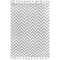 Nuloom Priya Chevron Cotton Tassel Area Rug 6ft x 9ft NEIG02A-609 - alternate 5